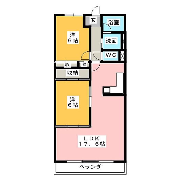 ｈａｕ’ｏｌｉ ｜愛知県春日井市鳥居松町４丁目(賃貸マンション2LDK・8階・60.50㎡)の写真 その2