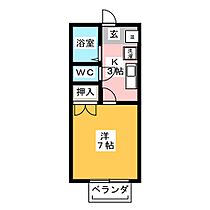 グレースヒル　Ａ棟  ｜ 愛知県春日井市白山町３丁目（賃貸アパート1K・1階・23.22㎡） その2