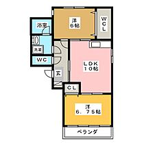 リーベン弥生  ｜ 愛知県春日井市弥生町２丁目（賃貸アパート2LDK・2階・52.56㎡） その2