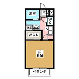 間取図画像 1K