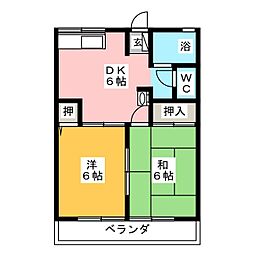 間取図画像 2DK