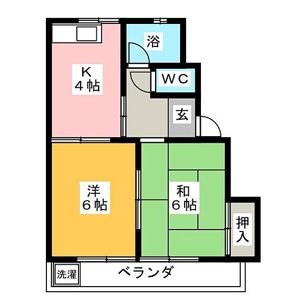 メゾンニワ ｜愛知県刈谷市半城土中町２丁目(賃貸マンション2K・1階・44.00㎡)の写真 その2