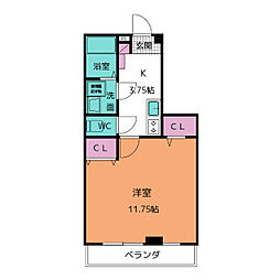 Ｔ−ＳＱＵＡＲＥ 2階1Kの間取り