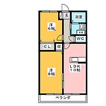 サクラハイムII  ｜ 愛知県刈谷市泉田町折戸（賃貸アパート2LDK・2階・53.97㎡） その2