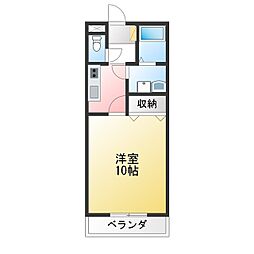マイルームたど 1Kの間取図画像