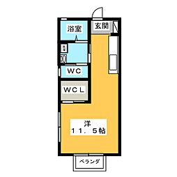 間取図画像 ワンルーム
