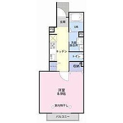 新築刈谷市宝町グロリア（仮称） 1階1Kの間取り