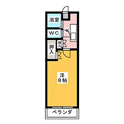 アーバンライフ 1Kの間取図画像
