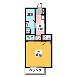 FULLHOUSE 1Kの間取図画像