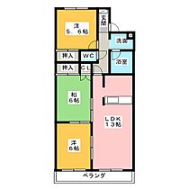 クレスト広田  ｜ 愛知県春日井市朝宮町２丁目（賃貸マンション3LDK・2階・65.91㎡） その2