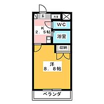 フォーワードハイツ勝川  ｜ 愛知県春日井市町田町２丁目（賃貸マンション1K・3階・25.50㎡） その2