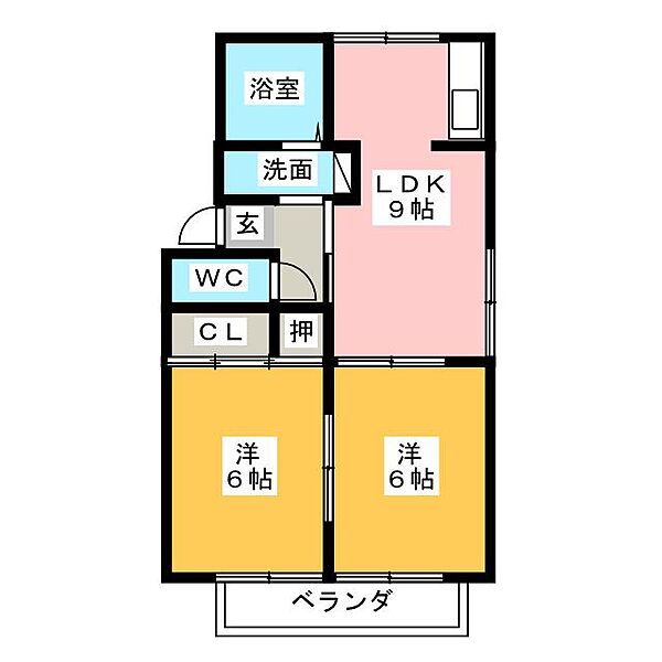 ファミール堀部 ｜愛知県春日井市小野町１丁目(賃貸アパート2LDK・1階・45.81㎡)の写真 その2