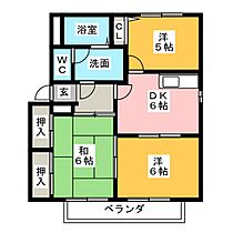 アイワコーポ八光  ｜ 愛知県春日井市八光町３丁目（賃貸アパート3DK・1階・54.81㎡） その2