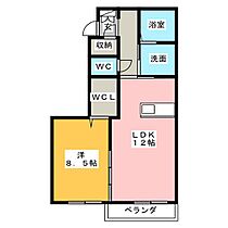 サニーコート  ｜ 愛知県春日井市稲口町１丁目（賃貸アパート1LDK・1階・52.14㎡） その2