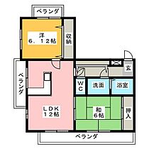 エクセル道風  ｜ 愛知県春日井市下条町２丁目（賃貸マンション2LDK・3階・65.14㎡） その2