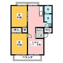 アーバンハイツ　Ｂ棟  ｜ 愛知県春日井市勝川町６丁目（賃貸アパート2LDK・2階・47.79㎡） その2