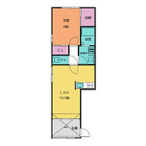 Ｍｒ　クリフォード  ｜ 愛知県春日井市勝川新町３丁目（賃貸アパート1LDK・2階・44.63㎡） その2