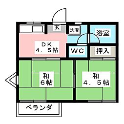 間取図画像 2DK