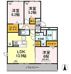 物件の間取り