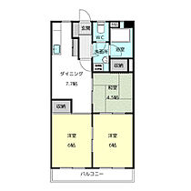 たちばなコーポラス　Ａ  ｜ 愛知県津島市橘町４丁目（賃貸マンション3LDK・2階・49.47㎡） その2