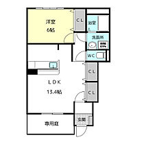 エル・シャトーＥ  ｜ 愛知県津島市東中地町２丁目（賃貸アパート1LDK・1階・48.80㎡） その2