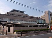 病院「津島市民病院まで960m」