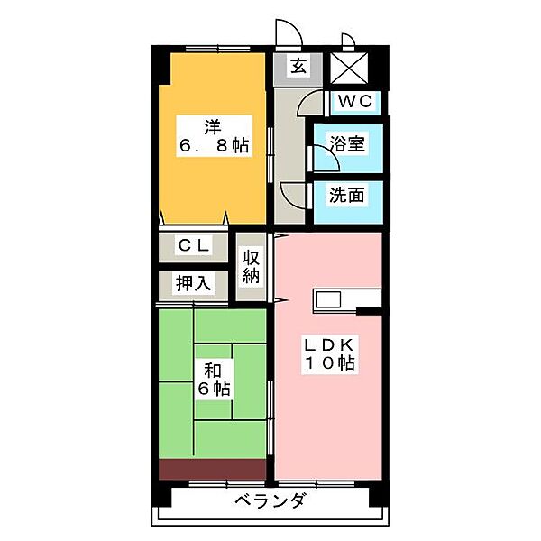 リベルテＯＮＥ ｜愛知県豊川市市田町中社(賃貸マンション2LDK・4階・54.18㎡)の写真 その2