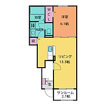 ディセントラ野添　I 103 ｜ 愛知県豊川市大崎町野添46（賃貸アパート1LDK・1階・50.05㎡） その2