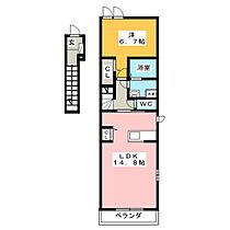 グランド　カーサ  ｜ 愛知県豊川市寿通２丁目（賃貸アパート1LDK・2階・52.20㎡） その2