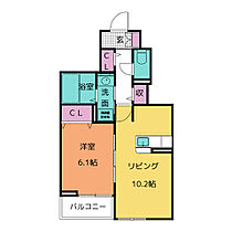 エバー・ピークスII 102 ｜ 愛知県豊川市西豊町３丁目87（賃貸アパート1LDK・1階・41.53㎡） その2