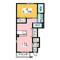 ラ・ファミーユS  ｜ 愛知県豊川市代田町２丁目（賃貸アパート1LDK・1階・44.12㎡） その2