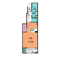 ベル　クロッシュ 103 ｜ 愛知県豊川市山道町１丁目60（賃貸アパート1R・1階・32.43㎡） その2