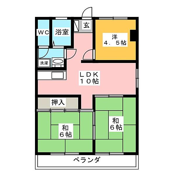 ライフメゾン神谷 ｜愛知県豊田市深田町１丁目(賃貸マンション3LDK・5階・58.00㎡)の写真 その2