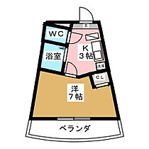 ＨＡビル  ｜ 愛知県豊田市陣中町２丁目（賃貸マンション1K・3階・21.90㎡） その2