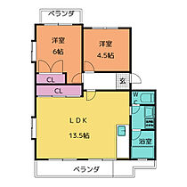 グランデール栄Ａ  ｜ 愛知県豊田市栄町１丁目（賃貸マンション2LDK・2階・50.50㎡） その2