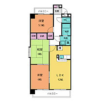 サントル ヴィル  ｜ 愛知県豊田市東梅坪町９丁目（賃貸マンション3LDK・3階・67.34㎡） その2