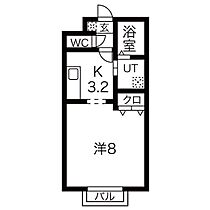 シャルムII  ｜ 愛知県豊田市渋谷町１丁目（賃貸アパート1K・2階・27.00㎡） その2