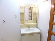 洗面台付です