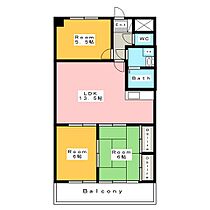 フローレンス三河安城  ｜ 愛知県安城市三河安城町２丁目（賃貸マンション3LDK・1階・66.10㎡） その2