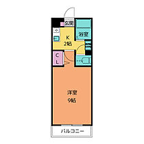 アップルヒルズ　2  ｜ 愛知県安城市三河安城町２丁目（賃貸マンション1K・5階・25.50㎡） その2