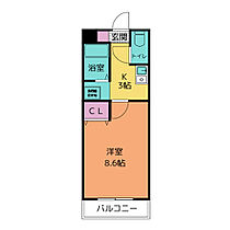 Ａ・Ｃｉｔｙ大東町  ｜ 愛知県安城市大東町（賃貸マンション1K・4階・26.10㎡） その2