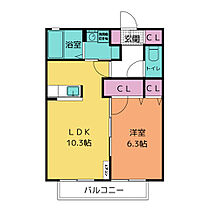 グラシアス  ｜ 愛知県安城市明治本町（賃貸アパート1LDK・2階・42.00㎡） その2