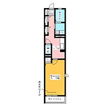 クレール　アルバ  ｜ 愛知県安城市日の出町（賃貸アパート1K・2階・33.03㎡） その2