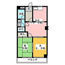 メリーモア高雄  ｜ 愛知県丹羽郡扶桑町大字高雄字薬師堂（賃貸マンション2LDK・2階・45.50㎡） その2