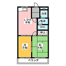 メゾンオクムラ  ｜ 愛知県犬山市大字犬山字東小島町（賃貸マンション2LDK・1階・44.70㎡） その2