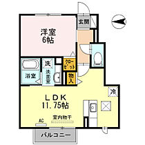 リヴェール  ｜ 愛知県犬山市大字五郎丸字前畑（賃貸アパート1LDK・1階・41.74㎡） その2