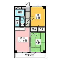 カーム富岡  ｜ 愛知県犬山市大字富岡字株池（賃貸マンション2DK・3階・44.00㎡） その2