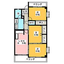 ゴールド高澤  ｜ 愛知県丹羽郡扶桑町大字高木字桜木（賃貸マンション3LDK・2階・60.00㎡） その2