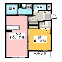 グランシャリオＭ  ｜ 愛知県犬山市中山町１丁目（賃貸アパート1LDK・1階・42.44㎡） その2