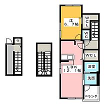 オークフォレスト明和II  ｜ 愛知県丹羽郡扶桑町大字柏森字黒野（賃貸アパート1LDK・3階・59.21㎡） その2